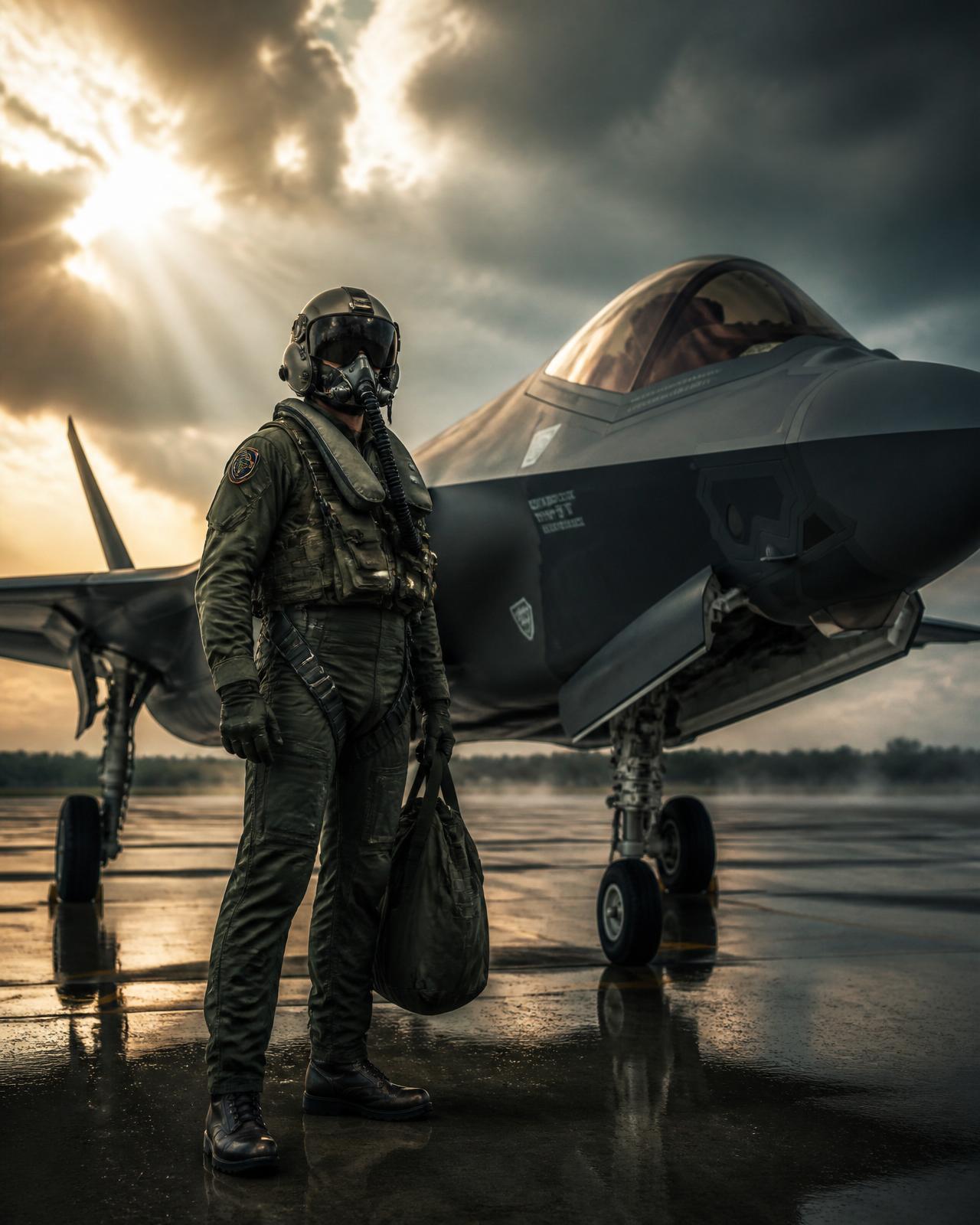 United States Air Force service member — cinematic recruiting photograph